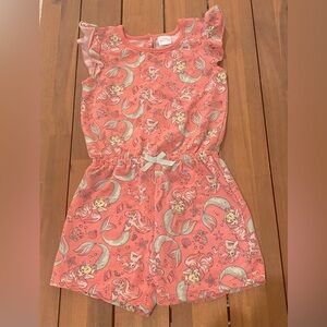 Disney Princess Little Mermaid Romper, 6 6x